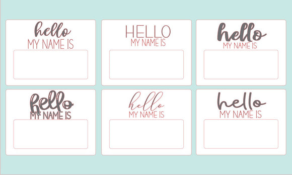 Download Hello My Name Is Laser Cut Svg Baby Annoucement Svg Baby Gift Svg Stitch D By Design Laser Lovers