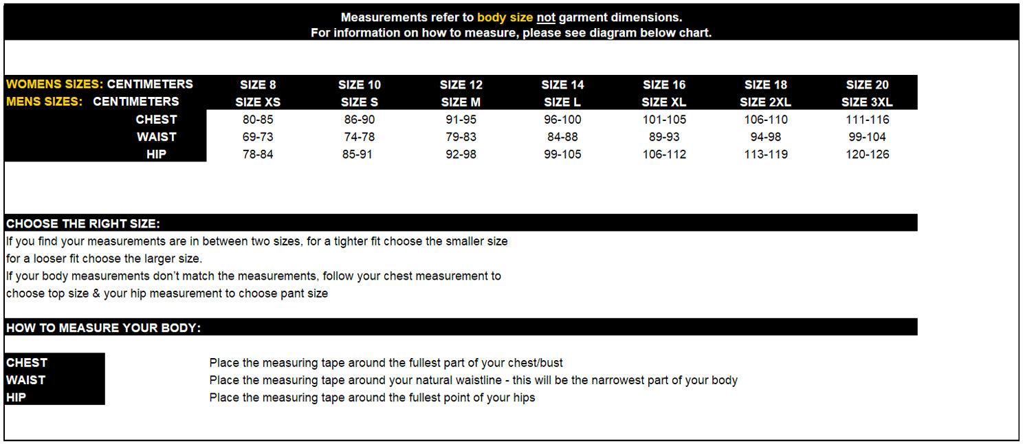 Size guide