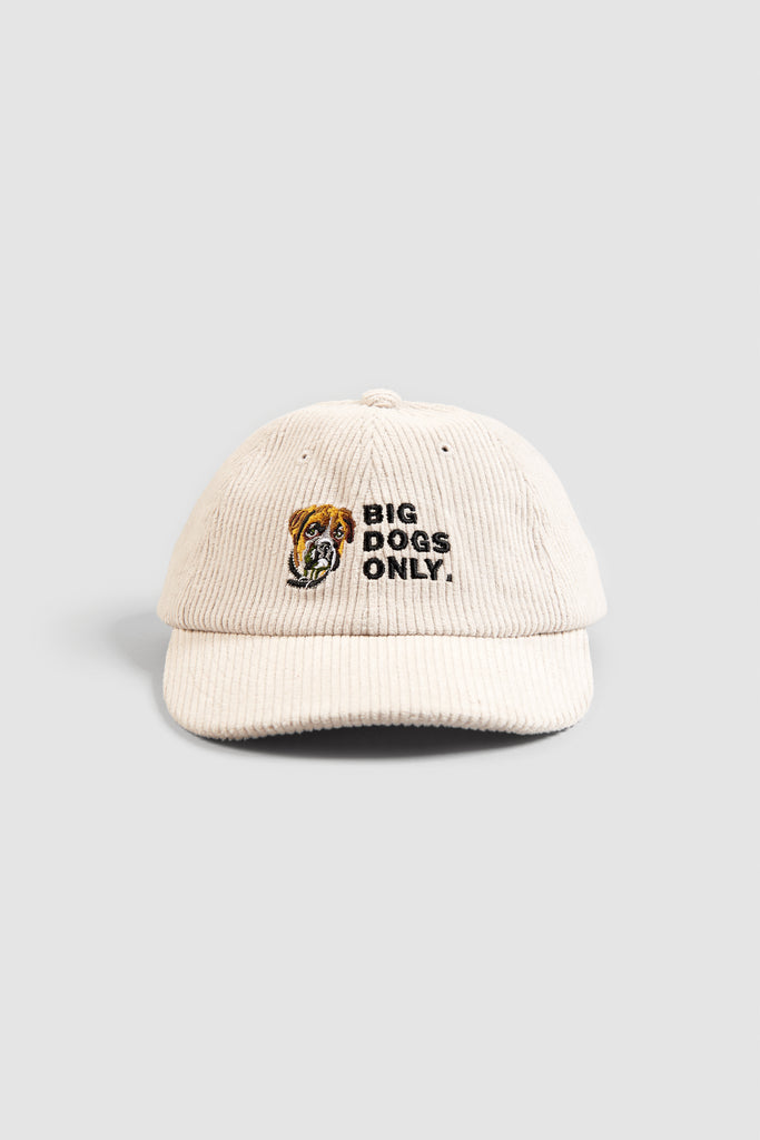 Big Dogs Only Cap - Natural Corduroy