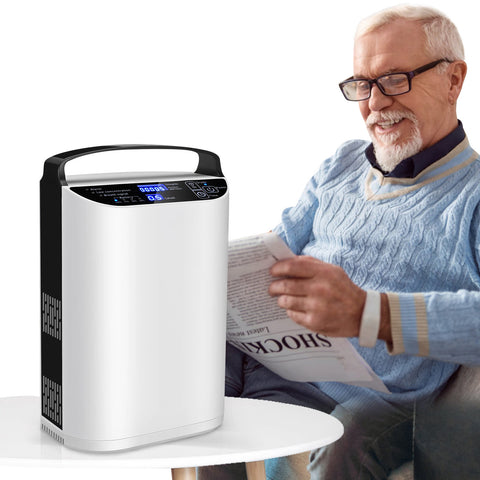 1L-5L/min Pulse Flow Portable Oxygen Concentrator With 3