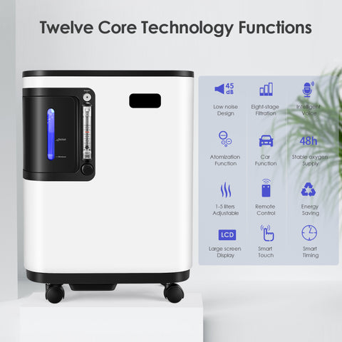 93% High Purity 1-3L/min Adjustable Oxygen Concentrators