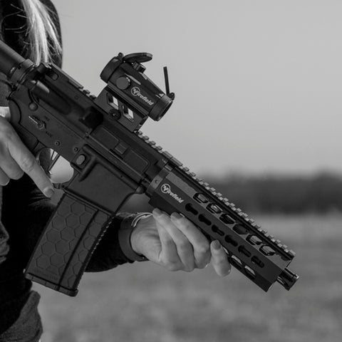 AR-15 rails systems and hand guards utilize many different designs and patterns.