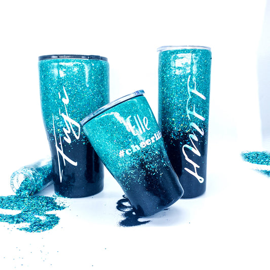 L*V* Black & Turquoise Tumbler