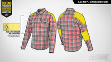 Load image into Gallery viewer, Speed and Strength - Black Nine Reinforced Moto Shirt Reinforced Moto Shirt