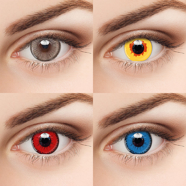 different colored eyes contacts