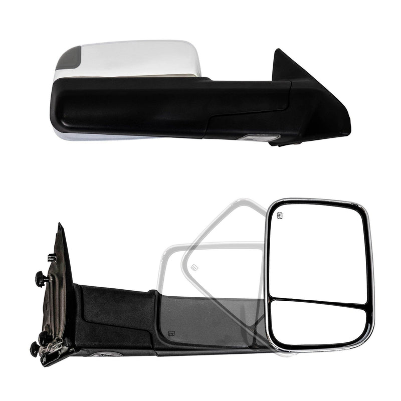 Power Folding Towing Mirrors for 201018 Dodge Ram & 201922 Ram 1500