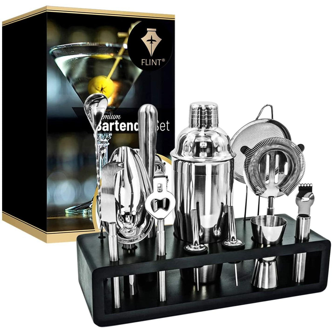 Thoughtfully Cocktails, Mix and Match Mini Sampler Cocktail Mixer Set, Set  of 20 (Contains NO Alcohol) 