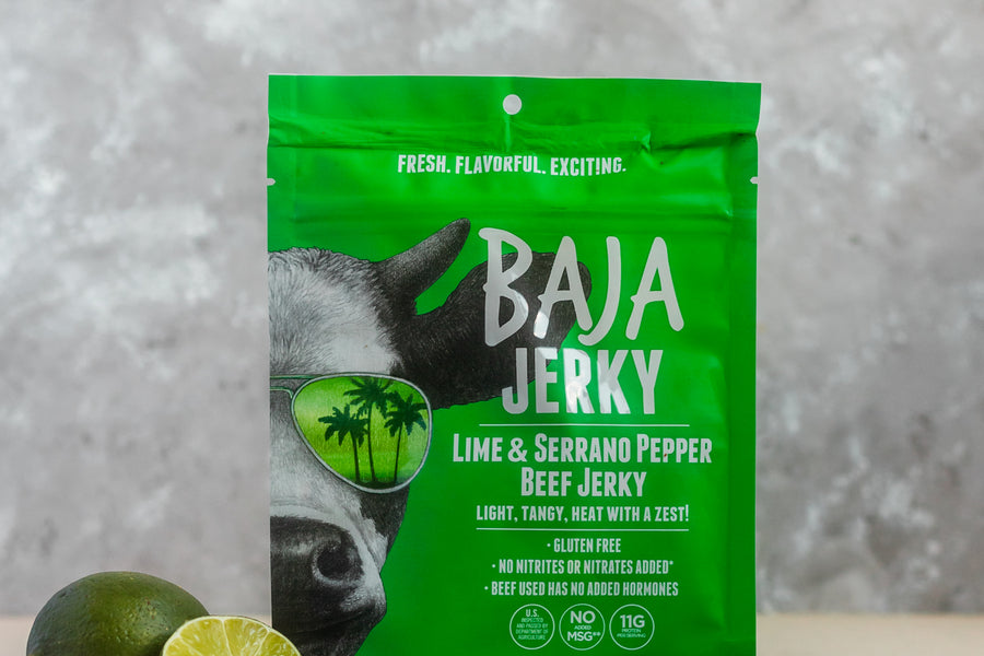 baja jerky lime and serrano pepper