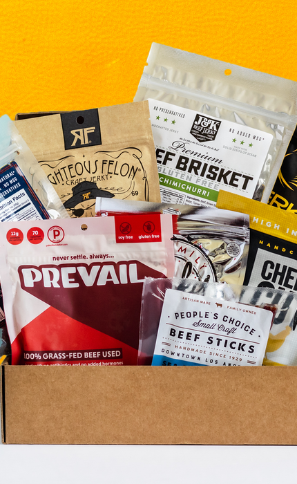 Multi-Brand 12-Piece Keto Friendly Gift Boxes - Beef Jerky & More