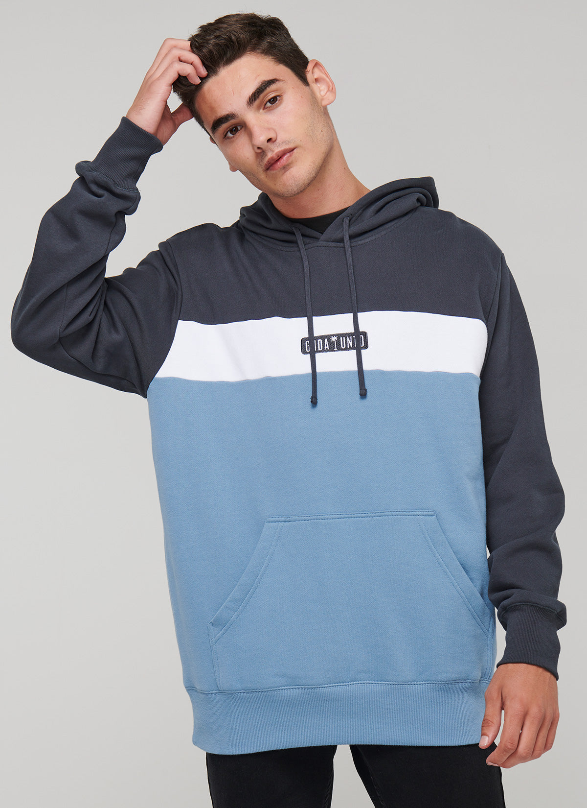 Divided Panel Hoodie | Ghanda Clothing