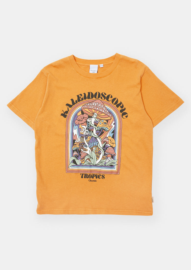 Kaleidoscopic Tropics Billie Tee | Ghanda Clothing