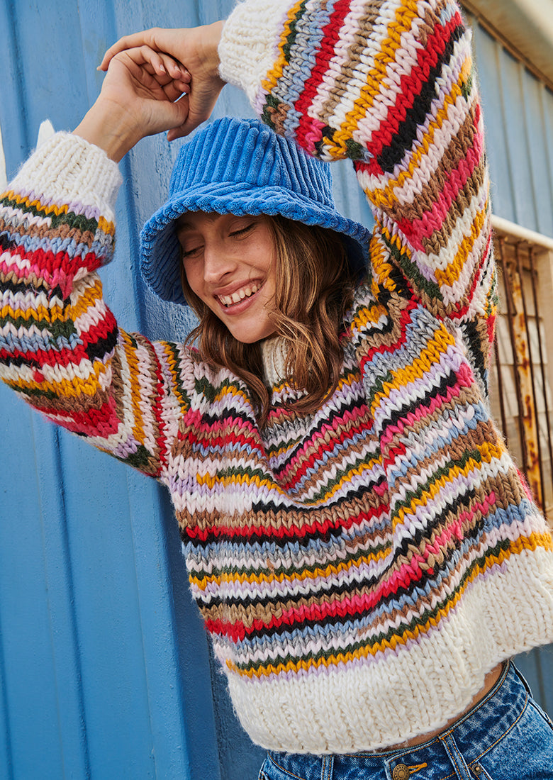 The Ragged Priest Rainbow Knitted Sweater