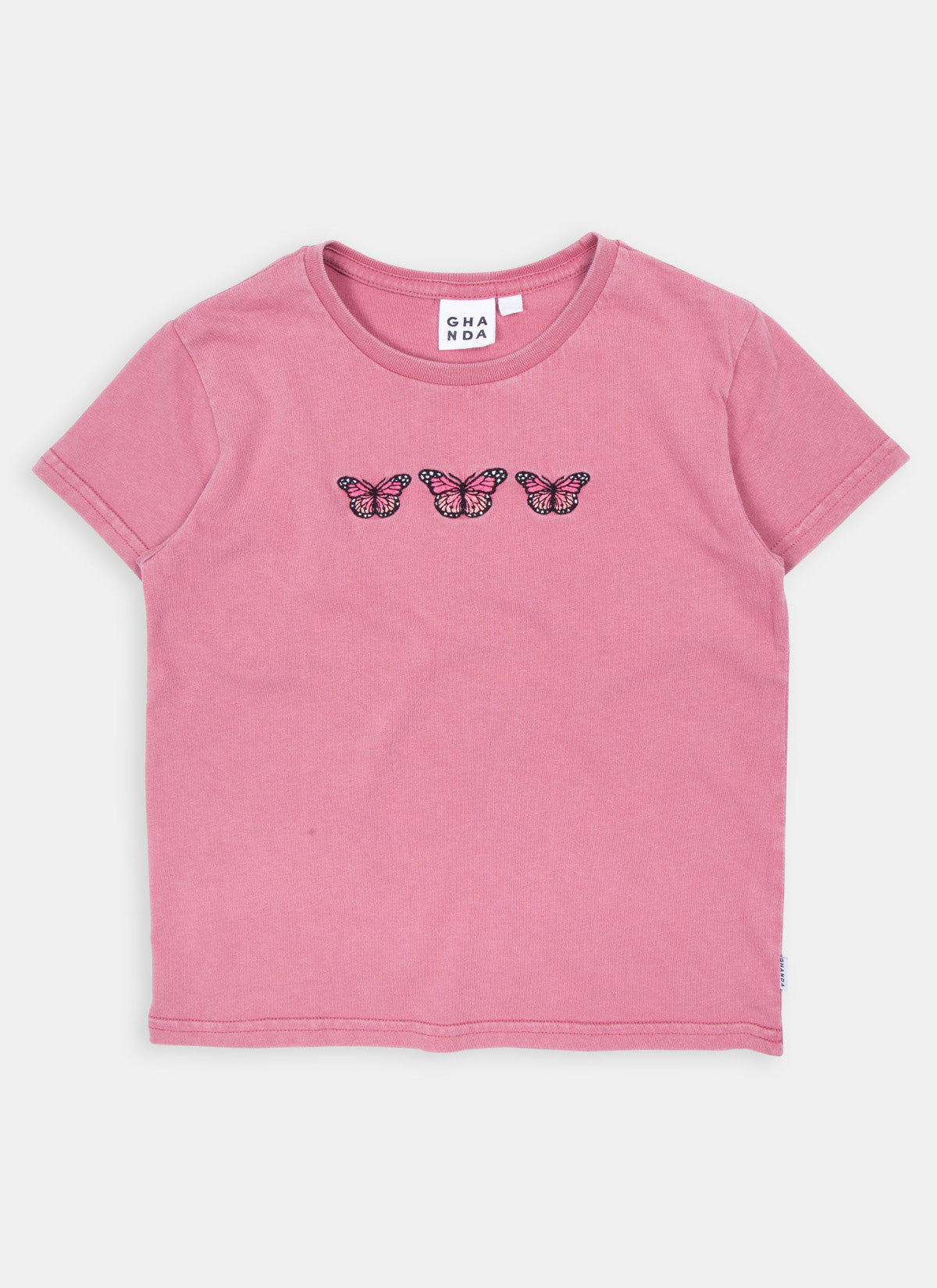 Butterfly Worn Tee | Ghanda Clothing