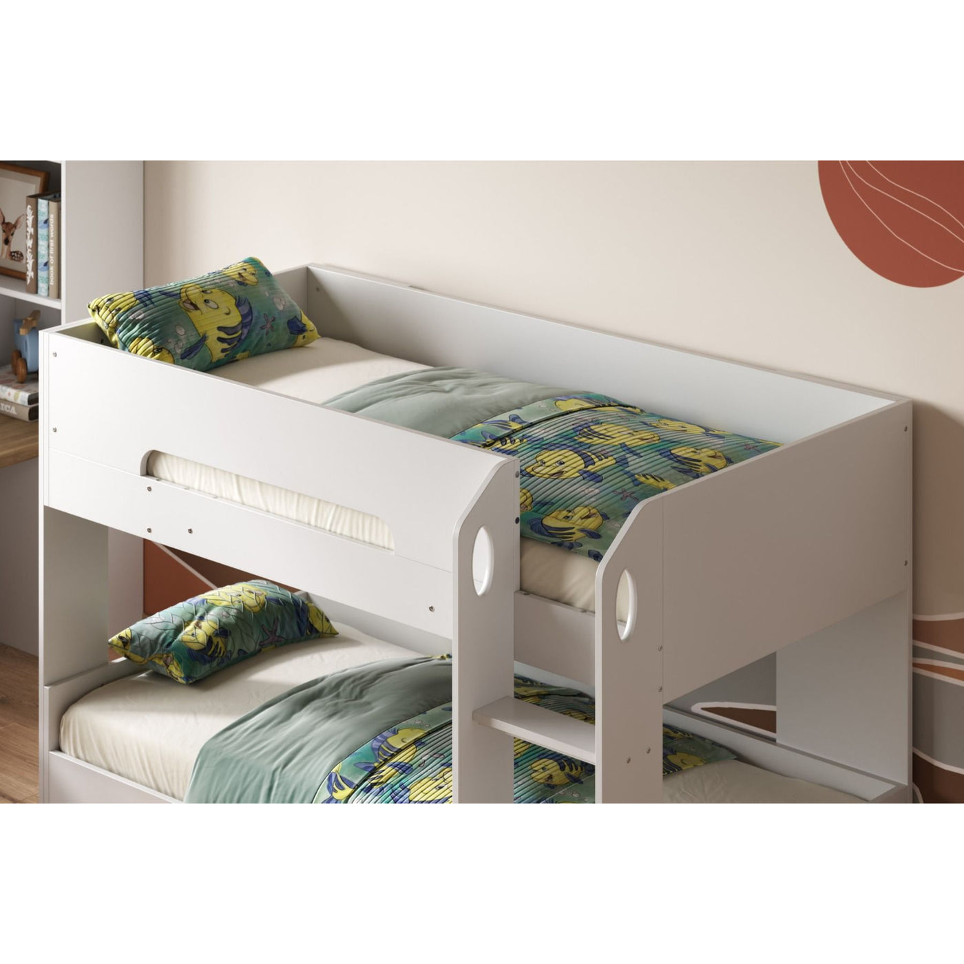 Montessori Low Pod Bunk Bed - White – Cosybunks