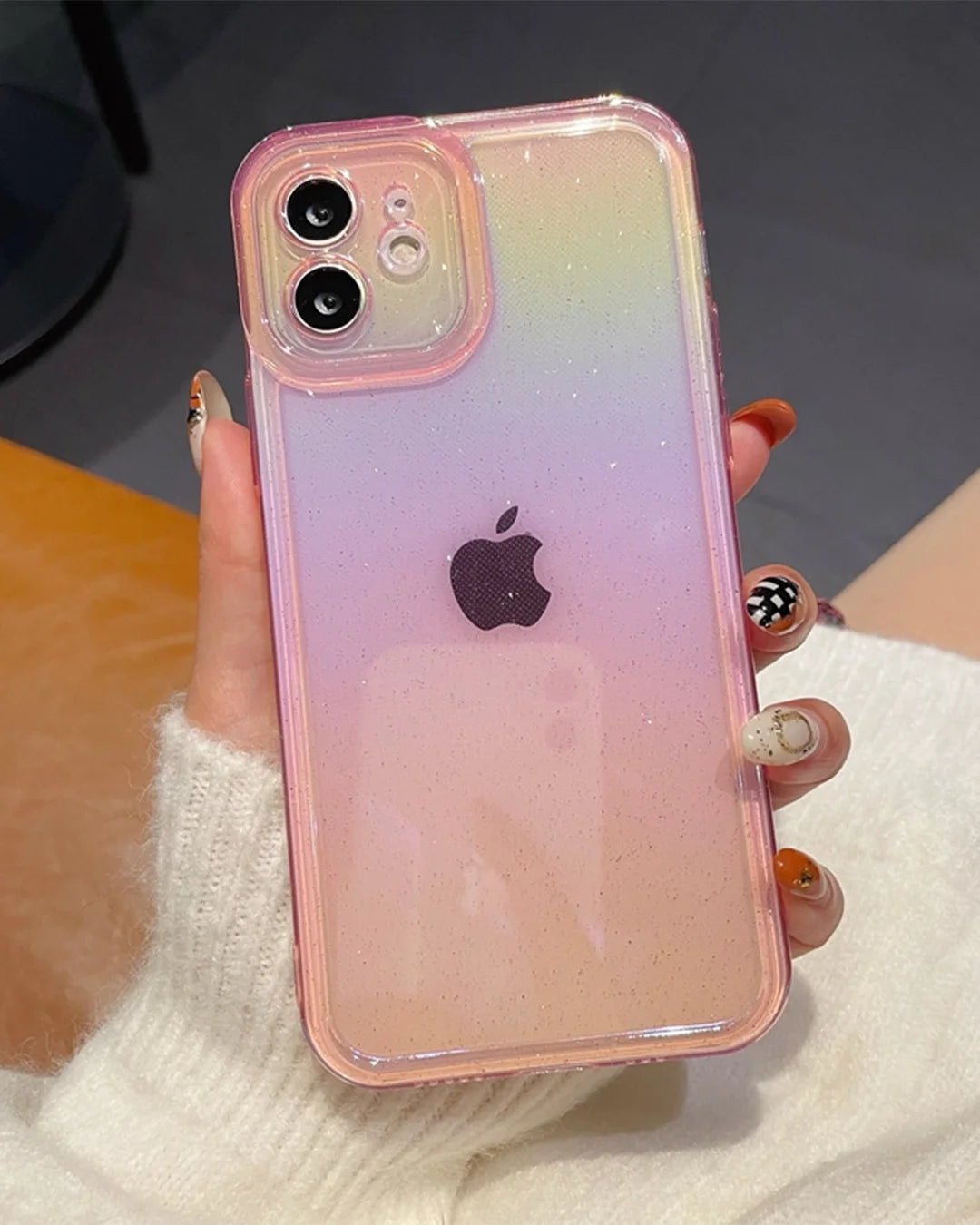 Capa Iphone 14 PLUS - TPU Arco Iris Colorido ✔️