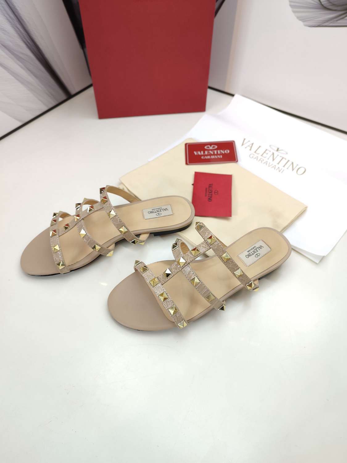 Valentino Fashion Women Casual Sandals Shoes 40