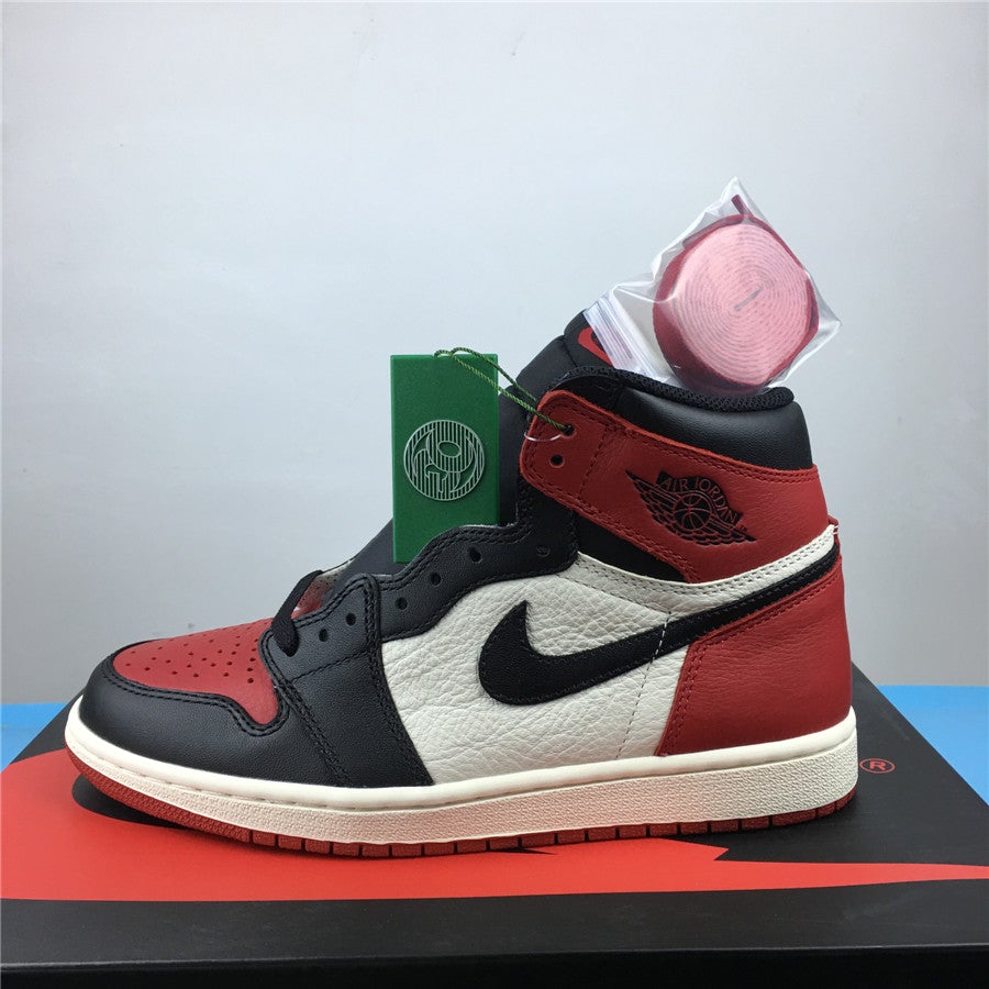 Air Jordan 1 Bred Toe 555088-610