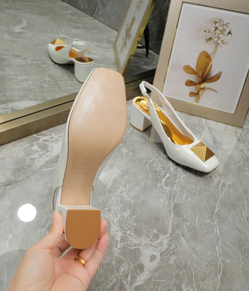 Valentino Fashion Women Casual Sandals Shoes Heel High 6.5cm 20