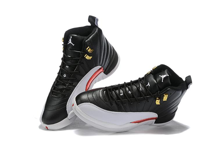 2019 Air Jordan 12 Retro AJ 12 Black/White Men Basketball Shoe