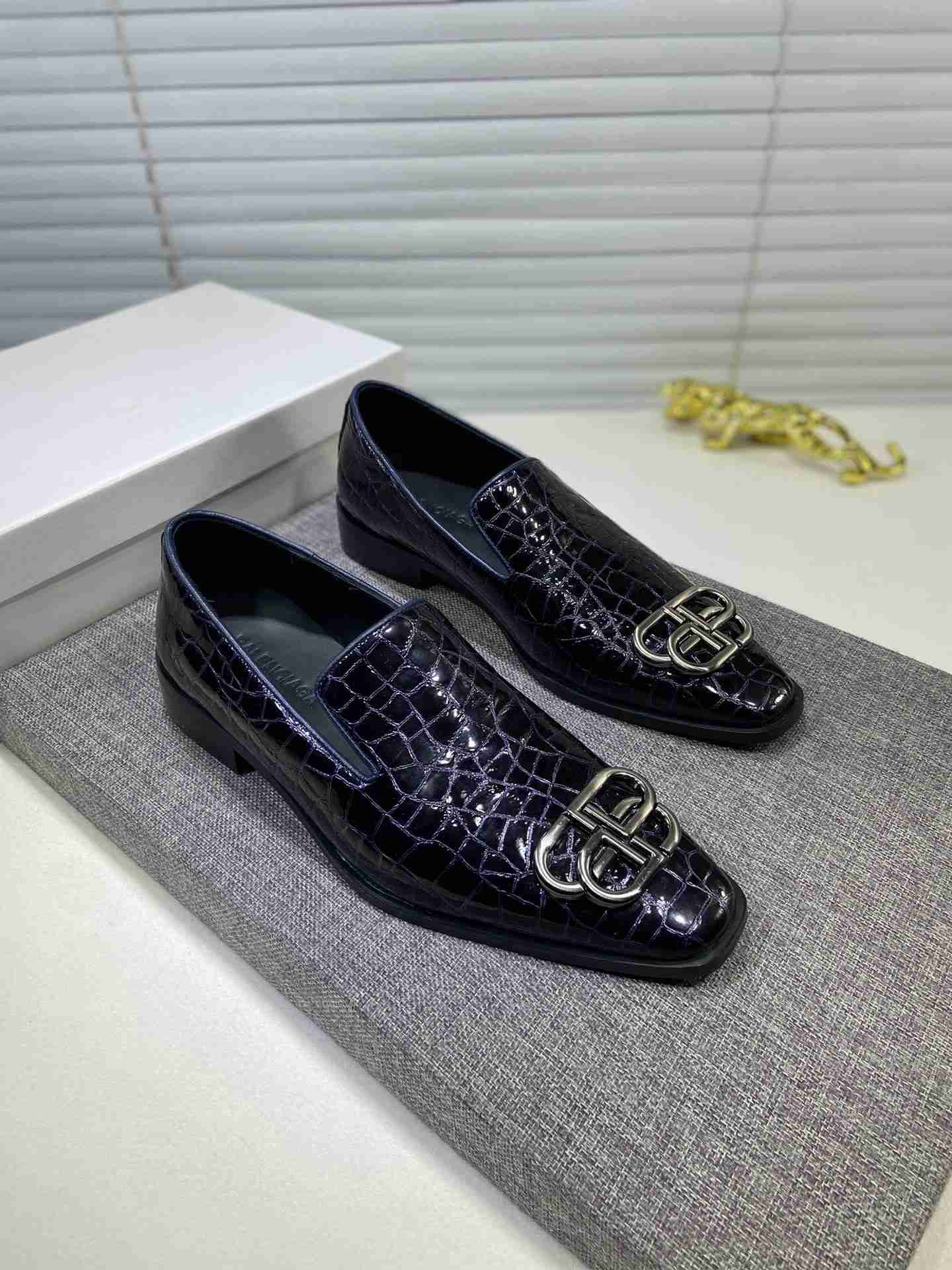 Balenciaga Fashion Men Casual Business Leather Shoes 15
