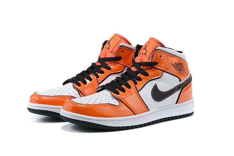 Air Jordan 1 Black White Orange 36-45