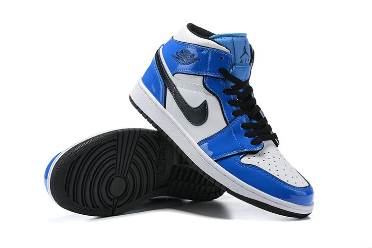 Air Jordan 1 Black White Blue 36-45