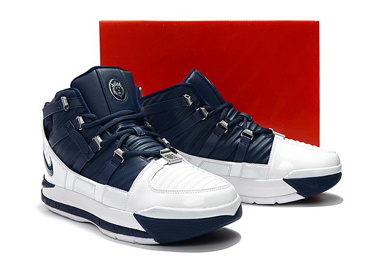 Nike LeBron 3 III Navy/White