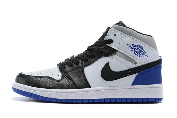 Air Jordan 1 White Blue Black Toe 36-46