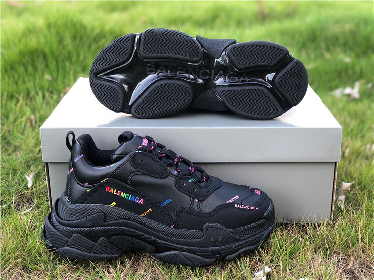 Balenciaga Triple S Trainers Black Sneakers