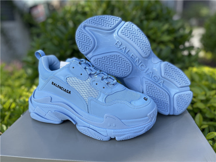 Balenciaga Triple S Trainers Lakers Blue Sneakers