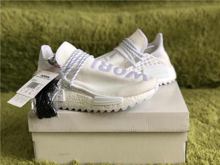 Adidas NMD Human Race Sanskrit Union White Sneaker Shoe