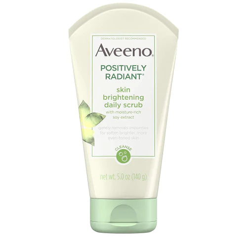 Aveeno Positively Radiant Skin Brightening Exfoliating Daily Facial Scrub 5 oz