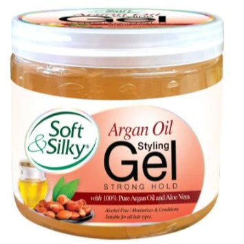 SOFT AND SILKY GEL - ARGAN OIL 8.5 OZ