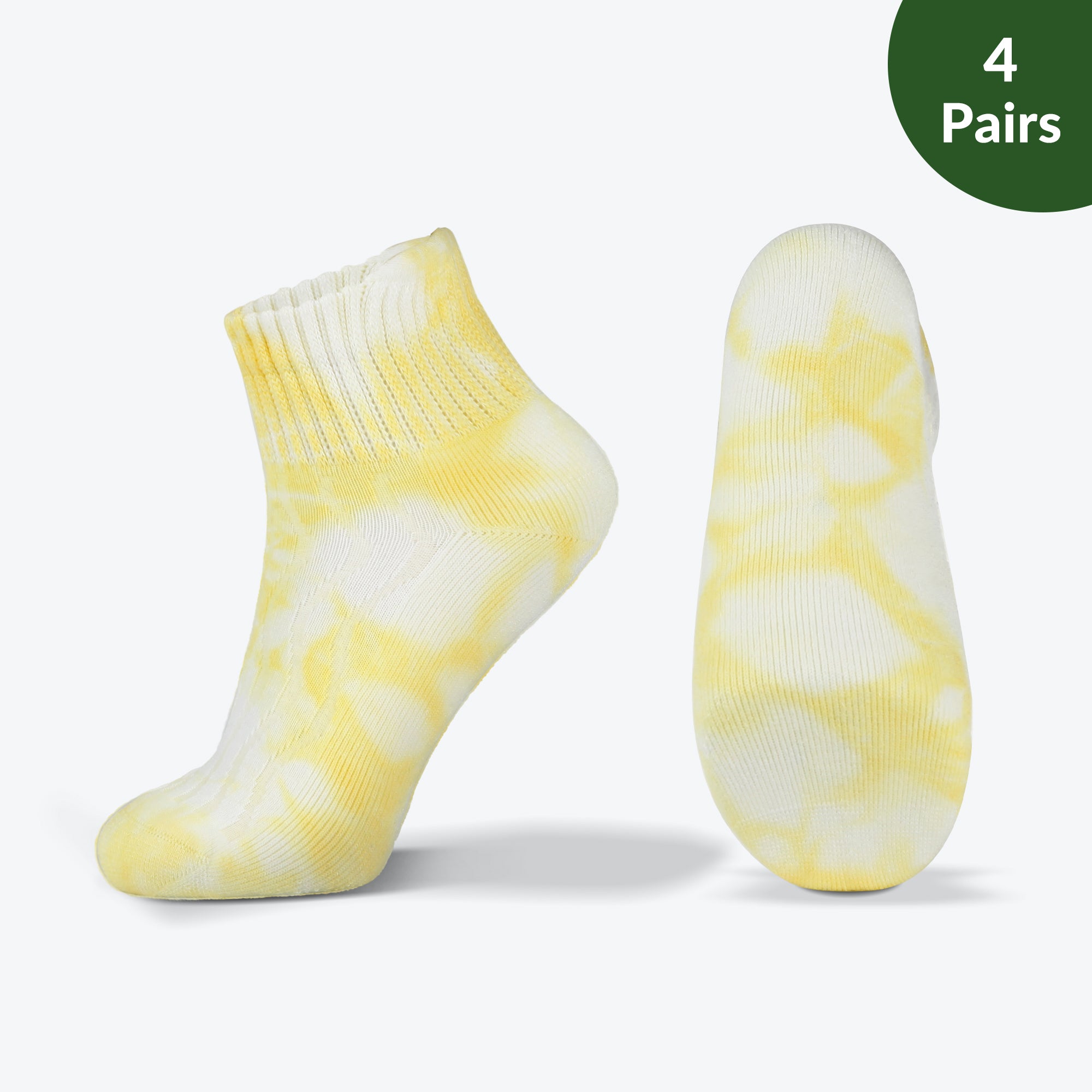 Mercy Bamboo Organic Cotton Blend Dip Dye Trainer Socks