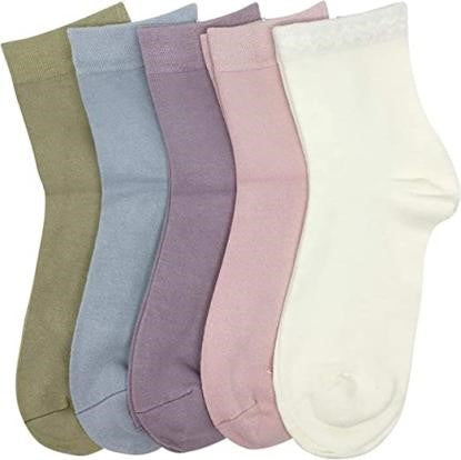 Color Anti Odor Soft Breathable Sock 5 Pairs