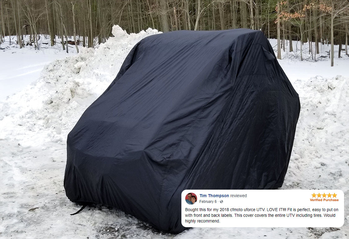 Storing a UTV with a Cover