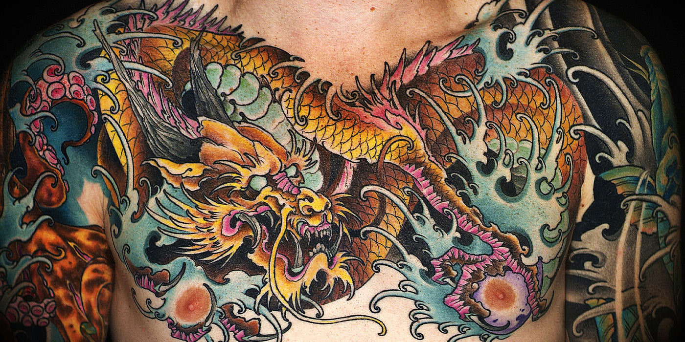 Kinesisk Drake Tatuering