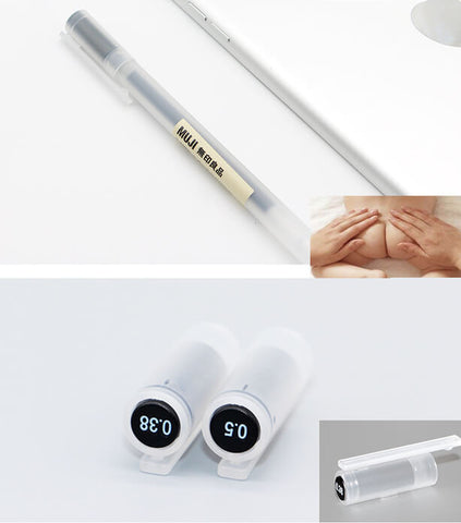 0.5mm Muji Style Gel Pen, Pack of 12