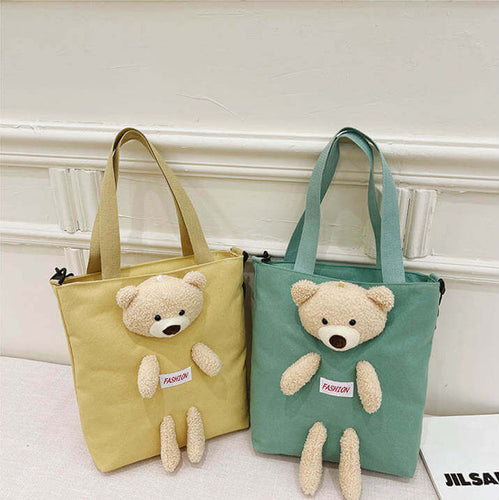 Shiba Inu Love Canvas Tote Handbags