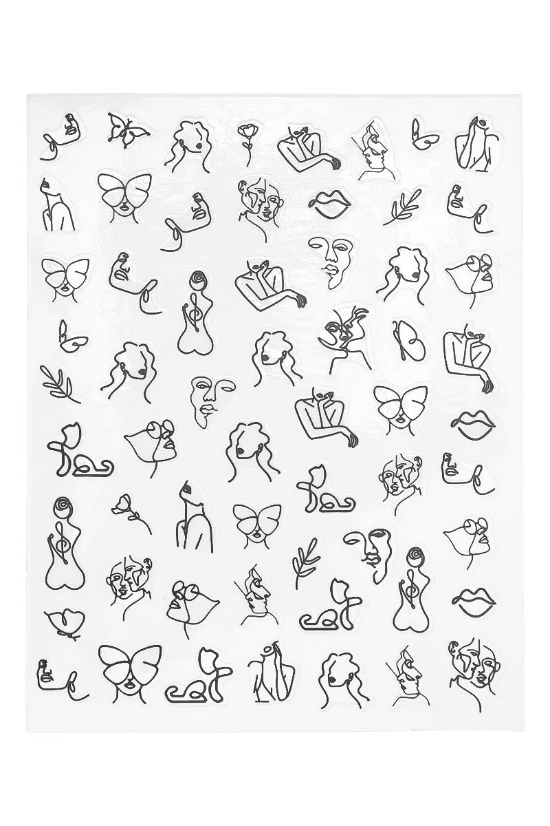 Se Abstract stickers hos Nailster