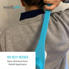 Workvie Mid Back Pain Applicator for Roll On Pain Reliever