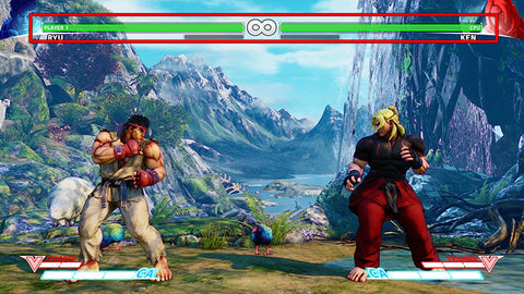 Life bar in Street Fighter V