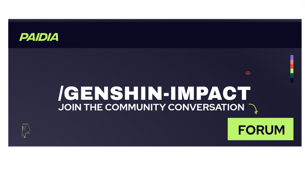 Genshin Impact Community Forum on Paidia