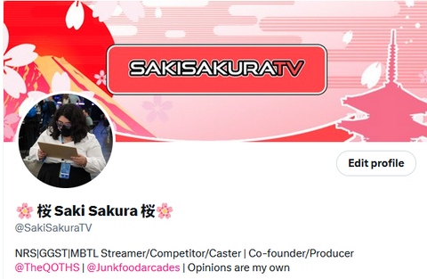 Saki Sakura Twitter Header