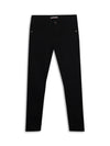 Cantabil Black Solid Cotton Denim Flat Front Mid Rise Full Length Regular Fit Casual Jeans For Boys (7163137622155)