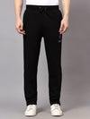 Cantabil Men's Black Solid Casual Track Pant
