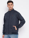 Cantabil Men Navy Blue Jacket