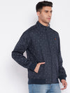 Cantabil Men Navy Blue Jacket