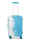 Cantabil Sky Blue and White Hard Luggage 24 Inch Trolley Bag
