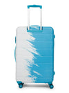 Cantabil Sky Blue and White Hard Luggage 28 Inch Trolley Bag